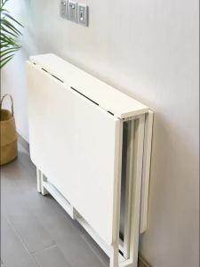 Folding Dining Table for Home Use Movable Dining Table Simple Dining Table and Chairs