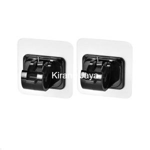 Harga Sepasang (2pcs) - Bracket Batang Fleksibel Gorden Kolong Dapur - Hook Penjepit Pipa Fleksibel