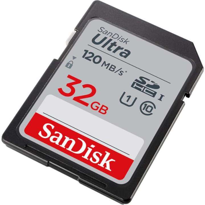 Memory Card Sandisk SDHC Ultra [32 GB/Class 10/UHS-1 120 Mbps