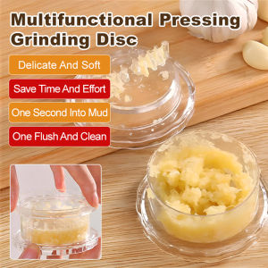 Multifunctional pressing grinding disc garlic twisting box
