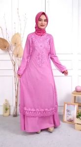 GAMIS PESTA LEBARAN/ BAHAN TILE TERBARU