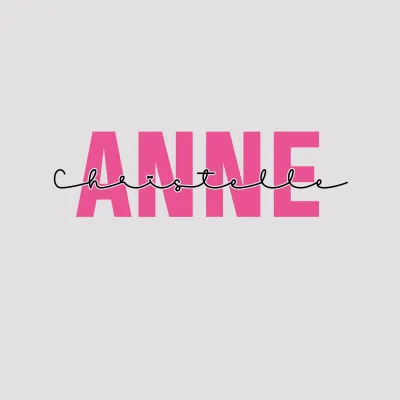 Personalized 2 Names Vinyl Decal Sticker for Tumblers | Aquaflask Hydroflask | Tyeso