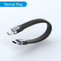 Hagibis Cáp dữ liệu USB 40gbps USB C để loại C cáp ngắn cáp sạc nhanh di động PD 240W 8K 60Hz Tương thích với Thunderbolt 3/4 usb4 thiết bị cổng Type-C cho sạc dự phòng SSD. 