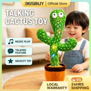 Talking Cactus Toy Dancing Play Toy Soft Plush Doll with Music Flashing Lights Fun Novelty Ideal Gift for Children