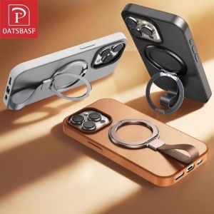 OATSBASF Dây buộc 360° Xoay Được Dính Điện thoại Với Kim Loại Di Động Siêu Mỏng Lưng Magsafe