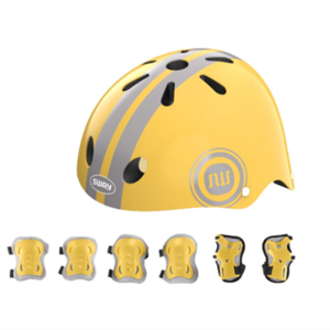 อุปกรณ์ป้องกันกีฬาสำหรับเด็ก หมวกกันน็อด สนับเข่าสเก็ตบอร์ด ป้องกันการกระแทก ชุดสนับป้องกันเข่า ป้องกันข้อศอก และข้อมือ