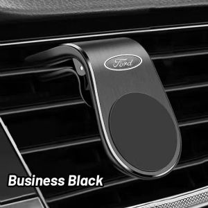 High quality Universal 360°Magnetic Car Navigation Anti-Slip Phone Holder Air Vent Mount Stand Customized special car logo For Ford territory Everest Ranger Fiesta Escape Explorer Expedition Focus Escort Ecosport Mustang E150 Lynx Expedition EL Explorer
