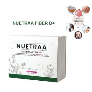 Ready Stock Nuetraa Fiber D+ Fibre Drink 15s Premium Blend With Dietary Fiber & Prebiotic Natural Plant Raw Material Halal Certified Gluten Free Supplement
