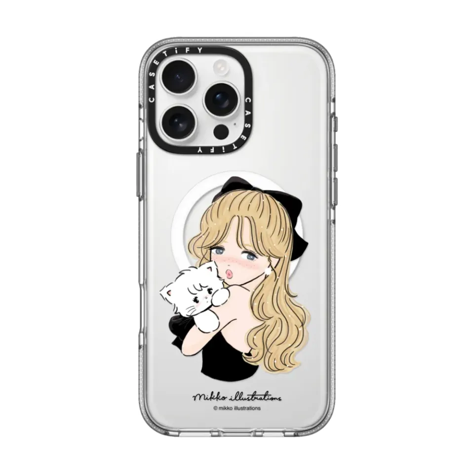 CASETiFY X Mikko illustrations Ice Crystal Clear Shockproof with