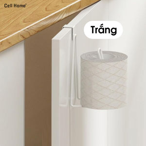 Giá treo giấy vệ sinh kệ sắt treo cuộn giấy toilet không khoan tường tiết kiệm không gian giá đỡ giấy vệ sinh thông minh