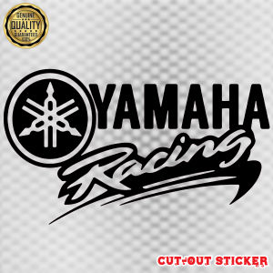 YAMAHA RACING 4X7 INCHES 1PC HIGH QUALITY CUTOUT STICKER