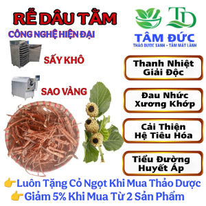 Rễ cây dâu tằm sấy khô [100g] TẶNG [50g] cỏ ngọt - hỗ trợ cải thiện sức khỏe hệ tiêu hóa