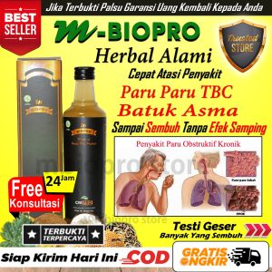 jamu batuk berdahak berdarah pilek anak tbc menahun herbal - jamu flek cairan paru paru sesak nafas bronkitis tuberculosis kronis M Biopro MBiopro M Bio pro Herbal Original - Madu Herbal Alami M Biopro Mbio pro M bio pro Asli Prebiotik Probiotik