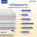 SleepHappy ที่นอนพ็อกเก็ตสปริง รุ่น Atlantis (แน่น) หนา 10 นิ้ว และ Gravity (นุ่มแน่น) หนา 9 นิ้ว ลดแรงสั่นสะเทือนดี มี 3 ขนาด 3.5 , 5 , 6 ฟุต. 