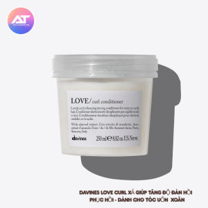 Dầu Gội Xả Mặt Nạ Davines LOVE Curl – Chăm Sóc Tóc Uốn Xoăn Giúp Tóc Mềm Mượt Và Dễ Vào Nếp