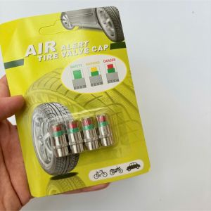 Bộ 4 Van Cảm Biến Áp Suất Lốp Ô Tô Nắp Chụp Van Xe Máy Xe Ô Tô Báo Áp Xuất Lốp