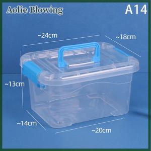 Aolie PP Plastic Storage Box With Lid Portable Kids Toys Student Stationery Jewelry Storage Case Container Cosmetics Sorting Box