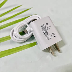 CLICK SHIRK : Original TECNO TurboCharge Type-C Charger Kit | Fast Charging Adapter & Type-C Data Cable