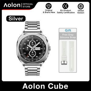 Aolon Cube Smartwatch for men 1.43" AMOLED Display Bluetooth Calling Blood Oxygen Sleep Monitor Sleep Monitor IP68 Waterproof GPS Tracker Ugreen