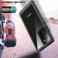Trường hợp không thấm nước cho Galaxy S26 Ultra/S25 Ultra/S24 Ultra/S23 Ultra, ốp vỏ bọc chống bụi chống sốc chịu lực cao miếng bảo vệ màn hình toàn bảo vệ cơ thể tích hợp cho Samsung Galaxy S24 FE/S23 +/S22 Ultra/S22 Plus/S21 Ultra/S21/Note 20 Ultra. 