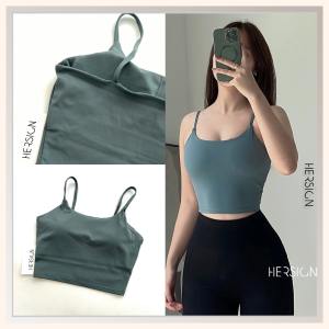 Áo croptop tập gym nữ Croptop tập yoga cao cấp HERSIGN-CROP15