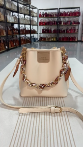 Hợp thời trang Túi đeo vai bằng da PU dung tích lớn Túi đeo dây rút thời trang ví đeo chéo túi xách cho công việc và du lịch thường ngày