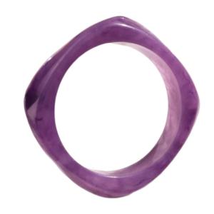 Nhiều Màu Nhựa Vòng Đeo Tay Không Thường Xuyên Vuông Hình Học Bangle Tuyên Bố Phụ Kiện Cổ Tay Phụ Kiện Cho trang phục hàng ngày