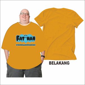 Kaos Fat Man Max Bb 150 Kg Kaos Jumbo Big Size Dewasa 2XL Sampai 7XL Pria Dan Wanita Bahan Semi Katun Combed 24s