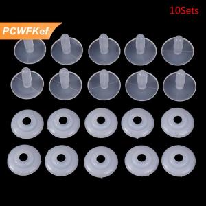 【PCWFKef】 20 cái (10 bộ) khớp búp bê bằng nhựa Phụ Kiện Búp bê để làm đồ chơi đồ thủ công tự làm