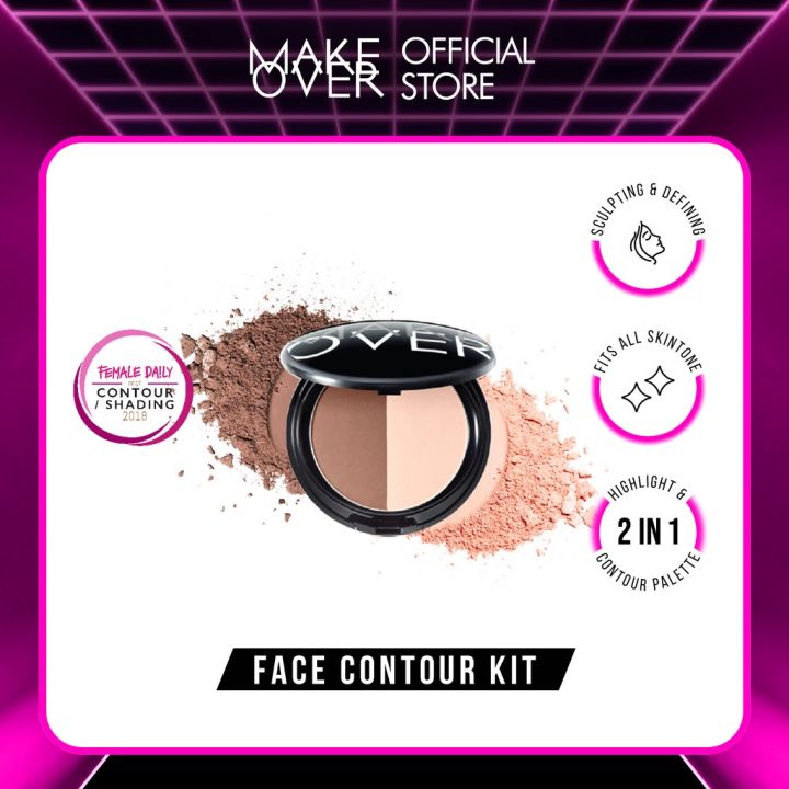 MAKE OVER Face Contour Kit 14 g - Contour & Highlight
