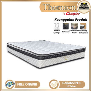 Springbed Kasur Bonnel Spring Plushtop & Pillowtop (Springbed Saja) - Champion Springbed Thomson [JABODETABEK]