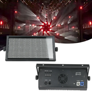 Manila Stock/LED stage light DMX Control 1000w RGB full color English&Number atomic Led strobe light for DJ club party stage