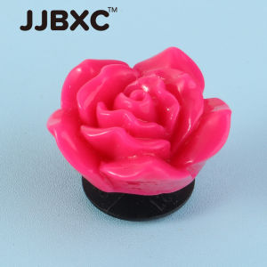 JJBXC CHARM Khóa Giày Phụ Kiện Giày Màu Kẹo Gấu Nơ Dâu DIY Giày Thời Trang Phụ Kiện