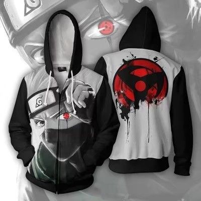 Hoodie pria Jaket Anime Naruto Anak dan Dewasa Sweater Anime
