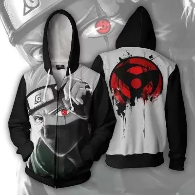 Hoodie pria Jaket Anime Naruto Anak dan Dewasa Sweater Anime
