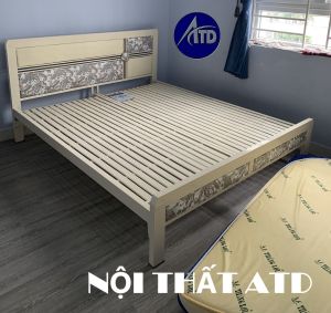 [Giá Xưởng] Giường Sắt Hộp 5x10- Giường Hoàng Gia đủ size 1m-1m8x2m ráp nhanh ship HCM
