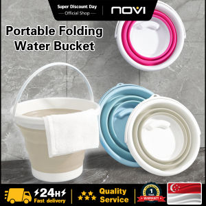 Multi-Function Collapsible Folding Water Bucket - Portable Durable and Easy-Carrying for Home and Travel