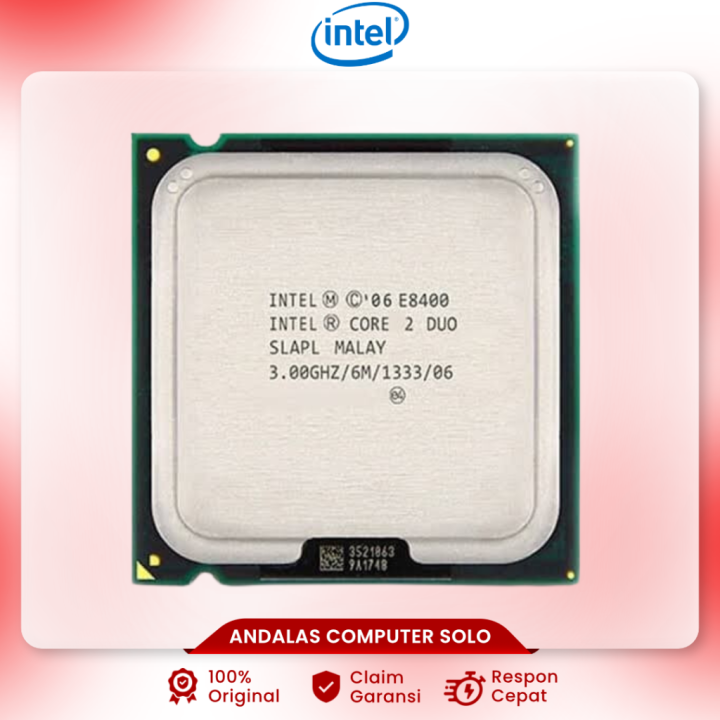 Processor Intel Core Duo CPU E8400 Core Threads Lazada Indonesia