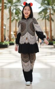 Setelan Masakini Koreans Style Anak Perempuan Rayon Balon Viral 3 - 12 Tahun - COD - HanaBalQuesKids