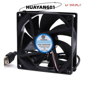 HUAYANG01 [2023 new HOT FASHION] DC 5V USB Brushless Sleeve Bearing Fen Computer PC Silent Cooler Cooling Fan Lot