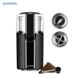 Máy xay hạt cà phê và gia vị đa năng thương hiệu Shardor CG628B công suất  200W chất liệu thép không gỉ 304 - Hàng chính hãng