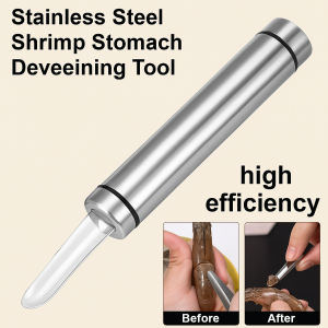 Stainless Steel Shrimp Stomach Remover Shrimp Line Picker Shrimp Line Remover Stainless Steel Back Digging Tool不锈钢挖背神器