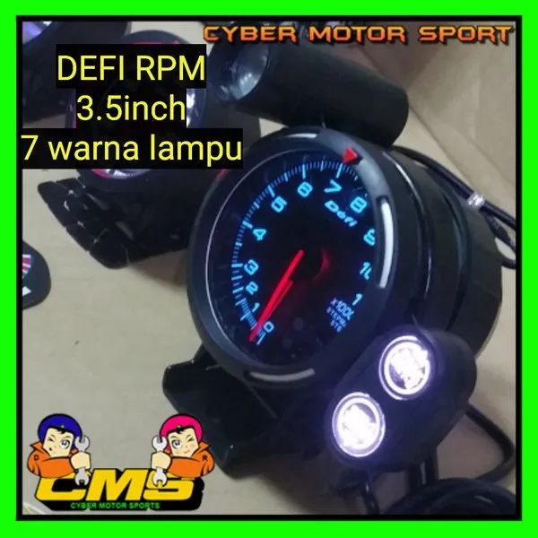 Tachometer Defi RPM universal. Tachometer mobil. takometer rpm defi ...