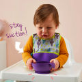 Bbox Silicone First Feeding Set Bowl + Spoon – Lemon Sherbet. 