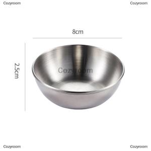 [COD] Cozyroom Stainless Steel Soy Sauce Dish Round Small Dish en Sauce Seasoning Dish Home Hotel Kitchen Japanese Dipping Sauce Dish