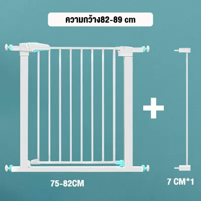 คอกกั้นเด็ก ราวกั้นเด็ก ปรับขนาดได้ประตูความปลอดภัยของทารก ไม่จำเป็นต้องเจาะรูที่ผนัง ราวบันไดล็อคอัตโนมัติ รั้วสัตว์เลี้ยงเด็ก