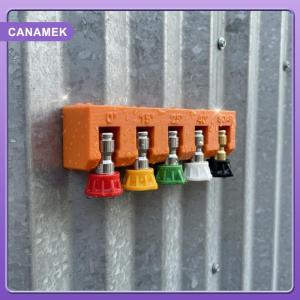 【CANAMEK】 1 cái áp lực máy giặt vòi phun tổ chức chủ 5 cổng nhanh chóng kết nối 1/4 inch lưu trữ cho xe vườn ngoài trời rửa ứng dụng