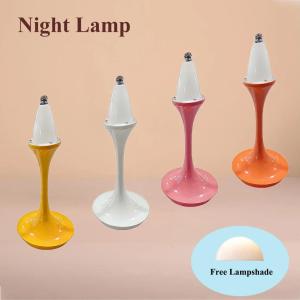 KFV Mushroom Design 3 Color Dimming Table Lamp USB ReChargeable Touch Adjustable Temperatures Room Home Decor Desk Lights