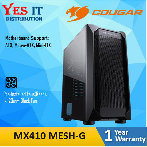 Cougar MX410 MESH-G ATX Tower Casing PC Chassis Case | Lazada