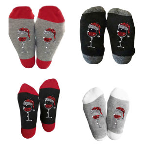Mới lạ vui tất kiểu vận động viên giản dị hoa văn giáng sinh Vớ qua mắt cá chân giản dị booties vớ các cặp vợ chồng vớ cho tiệc giáng sinh